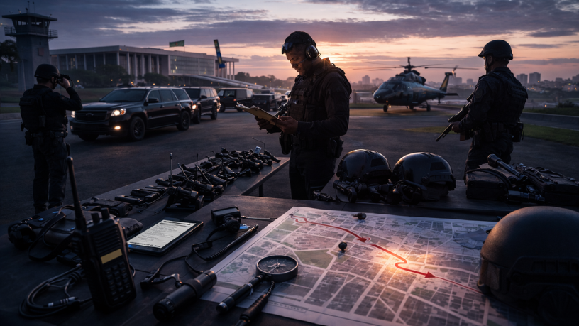 Ernesto Kenji Igarashi destaca que disciplina operacional é o que sustenta a proteção de autoridades.